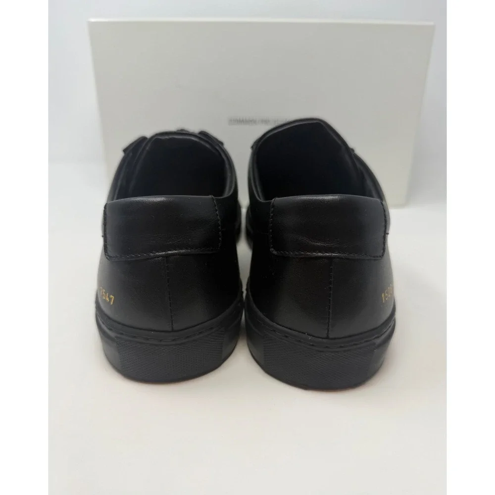 Common Projects Achilles Low Top Sneaker Black Size 11 US 44 EU - Picture 5 of 10